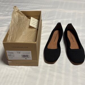 Lucky Brand Women's Black Knit Loafers